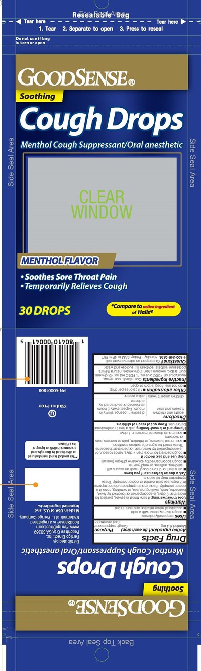 GoodSense Menthol 30ct PN60001806 7-1-2021.jpg GoodSense Menthol 30ct Cough Drops - GoodSense Menthol 30ct PN60001806 7 1 2021